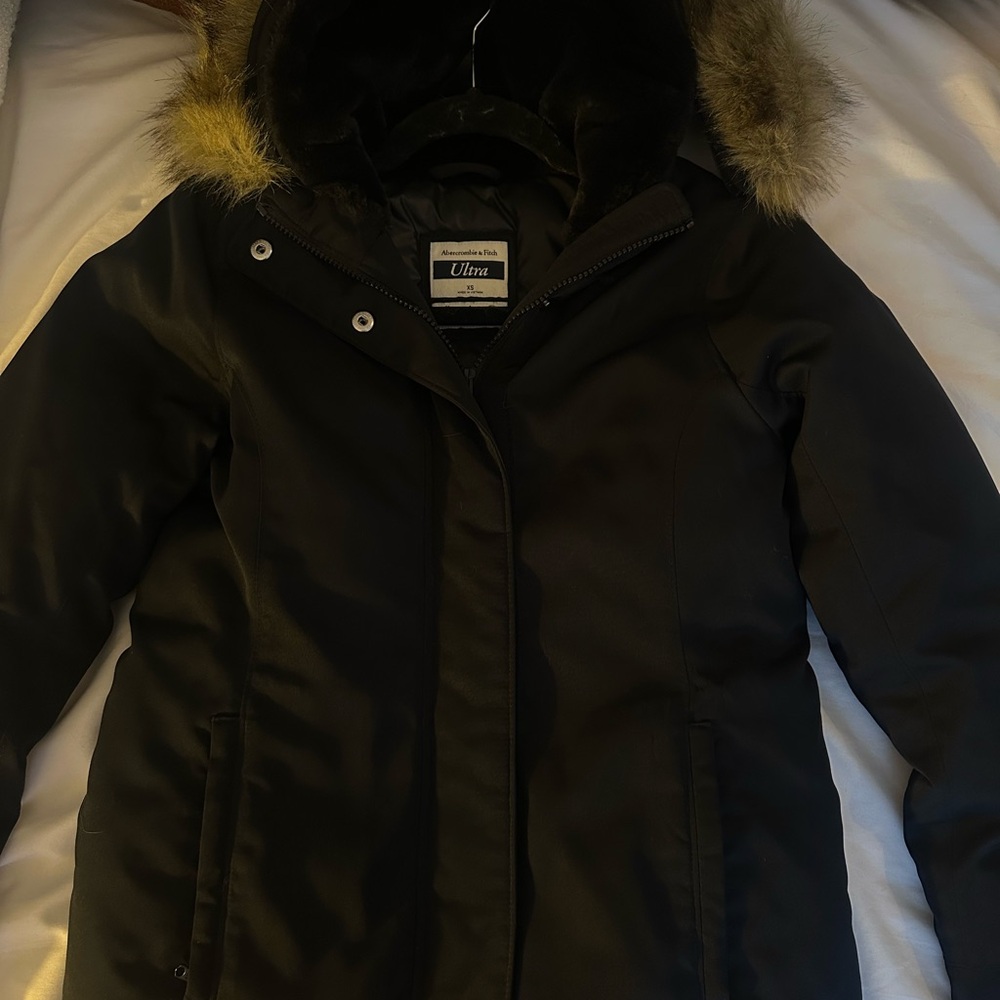 A&F puffer coat.